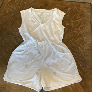 Lululemon size 6 cotton reverse terry romper